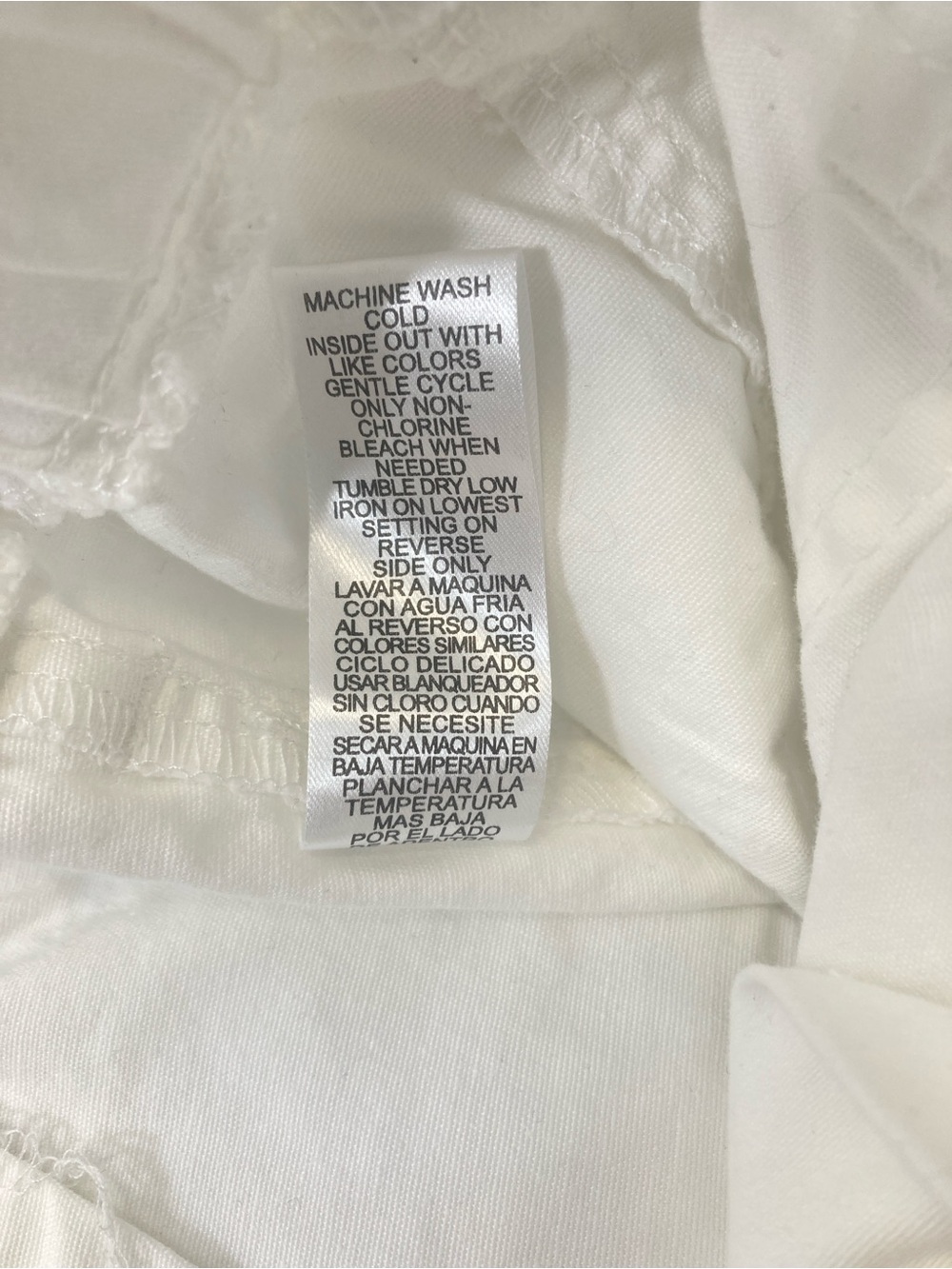 Democracy Women's "Ab" Solution Skyrise Straight Pant White Size 12 Coastal - Picture 11 of 15